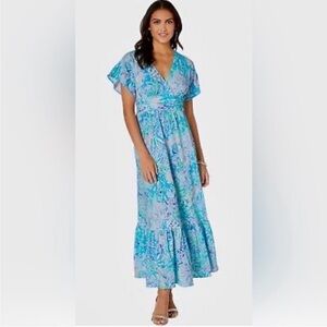 Lilly Pulitzer Jessi Midi Dress EUC